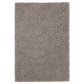 VINDEBÄK Rug, high pile, light beige, 160x230 cm