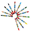 Starpak Wax Crayons 12 Colours Safari