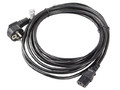 Lanberg Power Cable EU Plug CEE 7/7 - IEC 320 C13 VDE 5m, black
