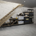 GoodHome Metal Shelving Unit Rand 90 x 97 x 40 cm 2 Shelves 250 kg