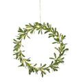 Garden Wreath with LED lights, battery-operated
