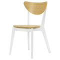 NORDMYRA Chair, bamboo/white