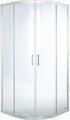 Cooke & Lewis Shower Enclosure Onega 90x90x190cm, chrome/transparent