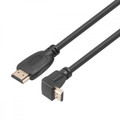 TB HDMI Cable v2.0. Right Angle 1.8 m Gilded