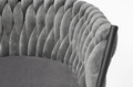 Glamour Braided Chair ROSA, grey