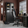 MILLBERGET Swivel chair, Murum black