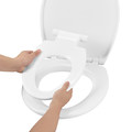 GoodHome Child/Adult Toilet Seat Havel, white