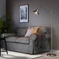 ANKARSPEL Floor/reading lamp, pewter effect