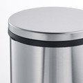 SNÖRPA Pedal bin, stainless steel, 12 l