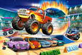 Castorland Children's Puzzle Maxi Jumping Monster Truck 40pcs 4+