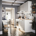 KNOXHULT Kitchen, grey, 220x61x220 cm