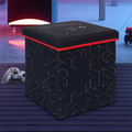 Pouffe with Storage Gamer, dark blue