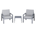 GoodHome Garden Furnituer Set Moorea, grey