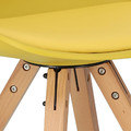 Dining Chair Norden Star Square, yellow