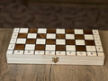 Wooden Chess Knights 5+