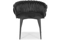 Glamour Braided Chair ROSA, black