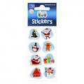 Christmas Stickers Set 6x18cm, 1 set, assorted