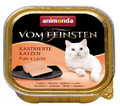 Animonda vom Feinsten Castrated Cats Neutered Cat Food Turkey & Salmon 100g