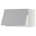 METOD Wall cabinet horizontal, white/Veddinge grey, 60x40 cm