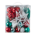 Christmas Baubles Set Festive Gatherers 100pcs