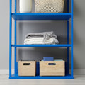 PLATSA Open shelving unit, blue, 60x40x120 cm