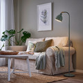 RÖDFLIK Floor/reading lamp, grey-green