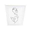 GoodHome Picture Frame Blanton 50 x 70 cm, white