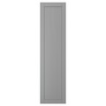 GULLABERG Door with hinges, grey, 50x195 cm