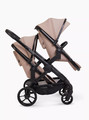 iCandy Peach 7 Pushchair and Carrycot - Double, Black