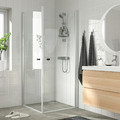 OPPEJEN Shower enclosure with 2 doors, 86x86x202 cm