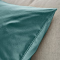 SANELA Cushion cover, dark grey-turquoise, 65x65 cm