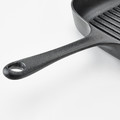 VARDAGEN Grill pan, cast iron, 28x28 cm