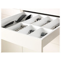 MAXIMERA Drawer, low, white, 60x60 cm