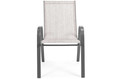 Garden Chair Porto, metal, grey