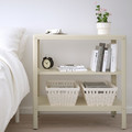 KOLBJÖRN Shelf unit, indoor/outdoor, beige, 80x81 cm