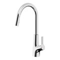 GoodHome Sink Mixer Tap with pull-out spout Guntur Sensor