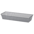 KOMPLEMENT Mesh basket, dark grey, 100x35 cm