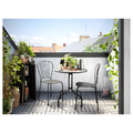 LÄCKÖ Bistro set, outdoor, grey