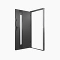 External Door O.K. Doors Temida Black P55 80, left, anthracite