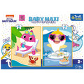 Trefl Primo Baby Maxi Puzzle Double-Sided 4in1 Baby Shark 2+