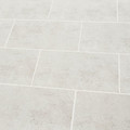 Decorative Tile Commo Cersanit 25 x 40 cm, white/grey, 1.2 m2