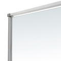 GoodHome Sliding Shower Door Ezili 100 cm, chrome/transparent