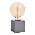 GoodHome Table Lamp Qausuit Beto E27, square