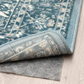 VEDBÄK Rug, low pile, blue, 133x195 cm