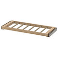 KOMPLEMENT Pull-out trouser hanger, white stained oak effect, 75x35 cm