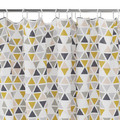 Shower Curtain GoodHome Koros 180 x 200 cm, colourful triangles