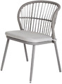 GoodHome Garden Armchair Apolima, grey