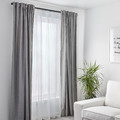 TERESIA Sheer curtains, 1 pair, white, 145x300 cm