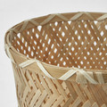 KLYNNON Plant pot, handmade bamboo, 15 cm