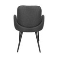 Upholstered Chair Labby, dark grey